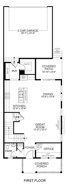 2651 E. 102nd Place floor plan diagram 1