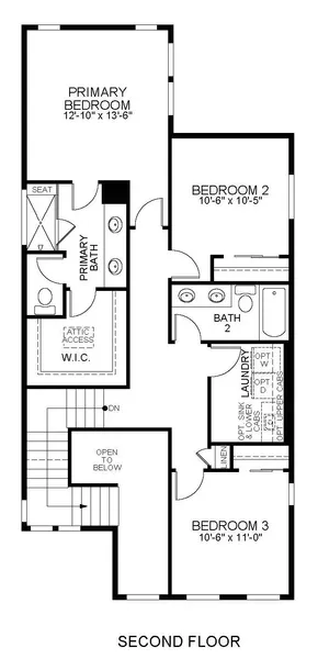 2651 E. 102nd Place floor plan diagram 2