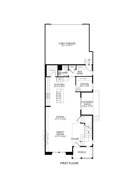 5802 N Perth Street floor plan diagram 1