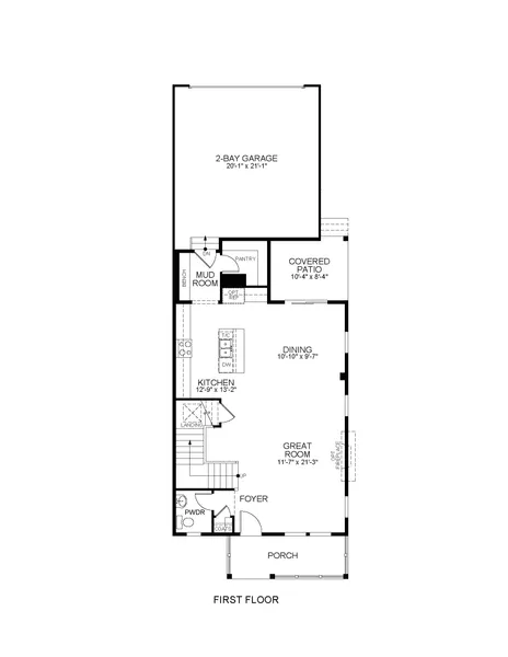 5804 N Perth Street floor plan diagram 1