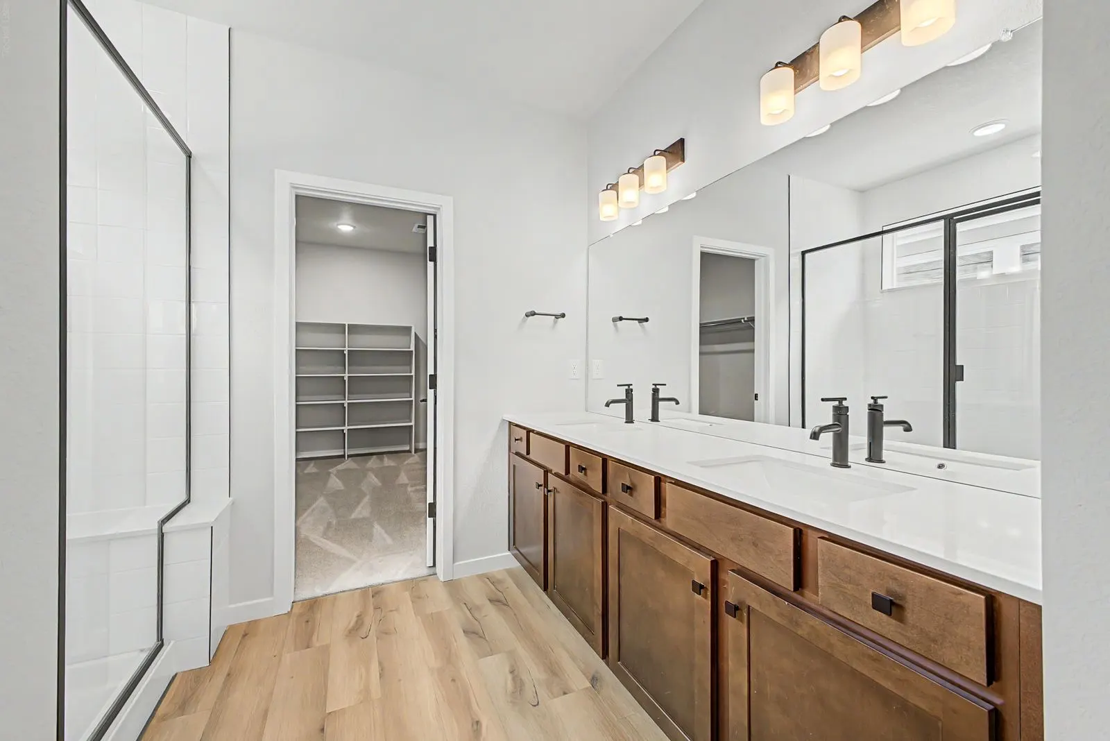Bathroom with double vanity at 2783 E. 103rd Ave in Arras Park, Thornton, Colorado