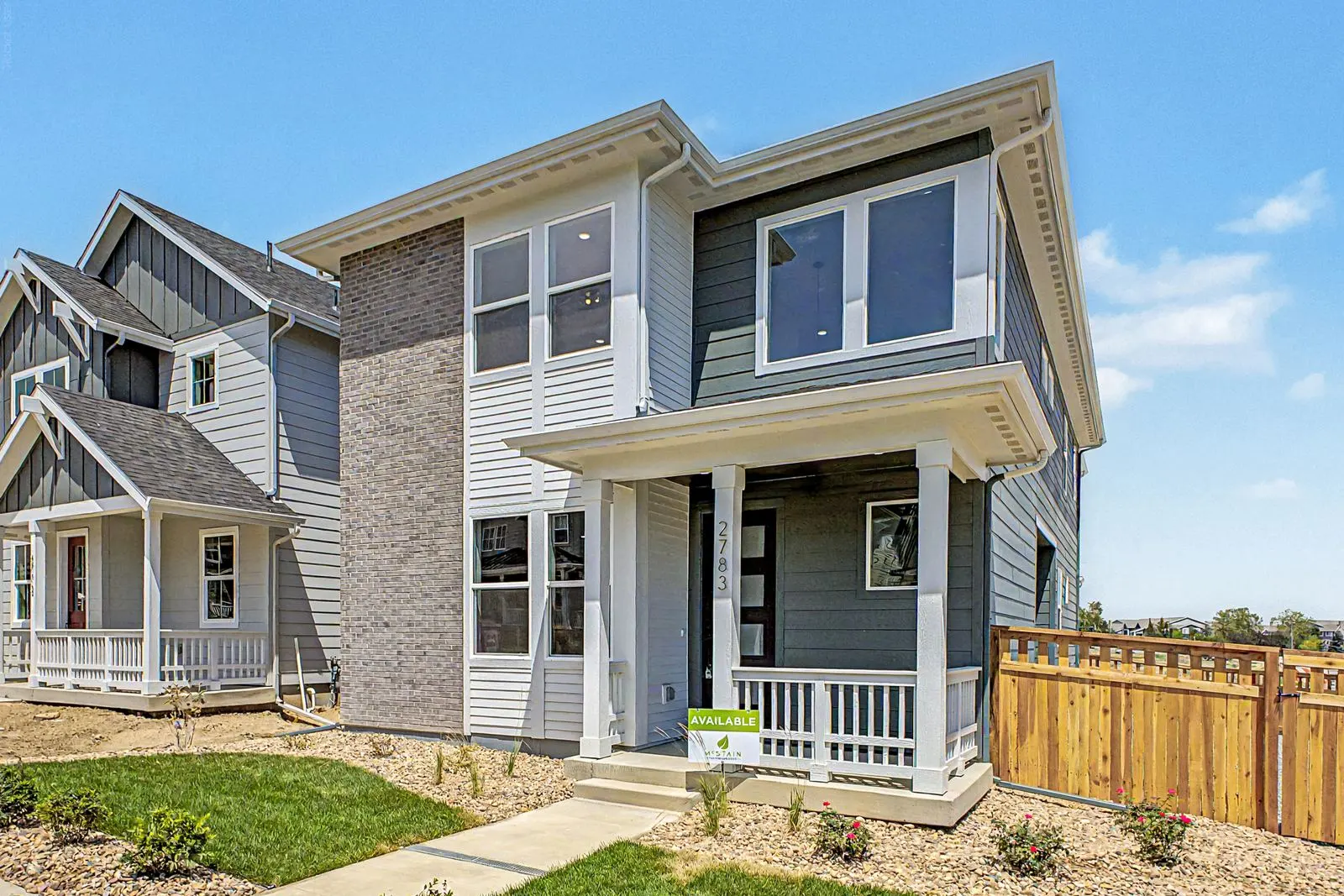 Front exterior beside a fenced yard at 2783 E. 103rd Ave in Arras Park, Thornton, Colorado
