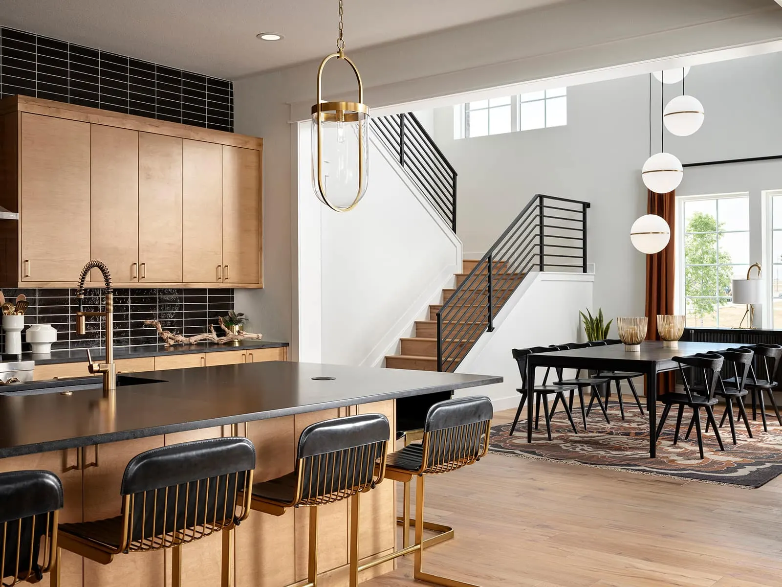 Kitchen island beside the dining area at 1781 Chestnut Ave in Westerly, Erie, Colorado