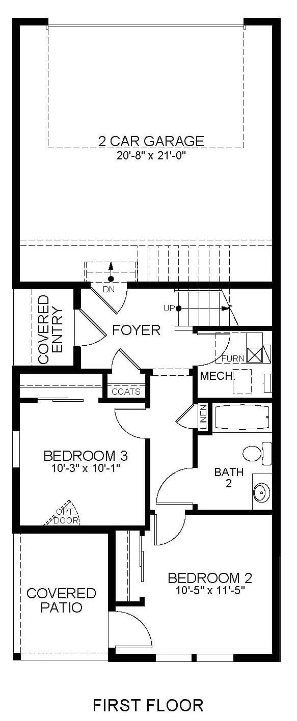 The Alpine floor plan 1