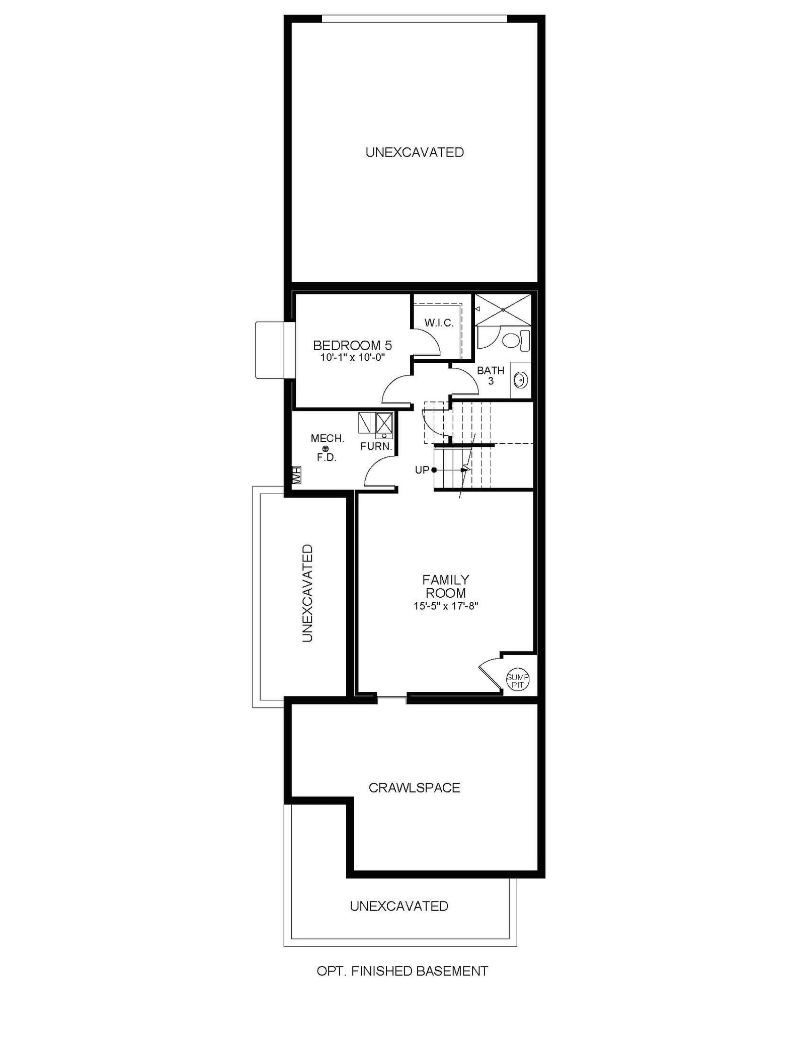 The Avon, Optional Finished Basement