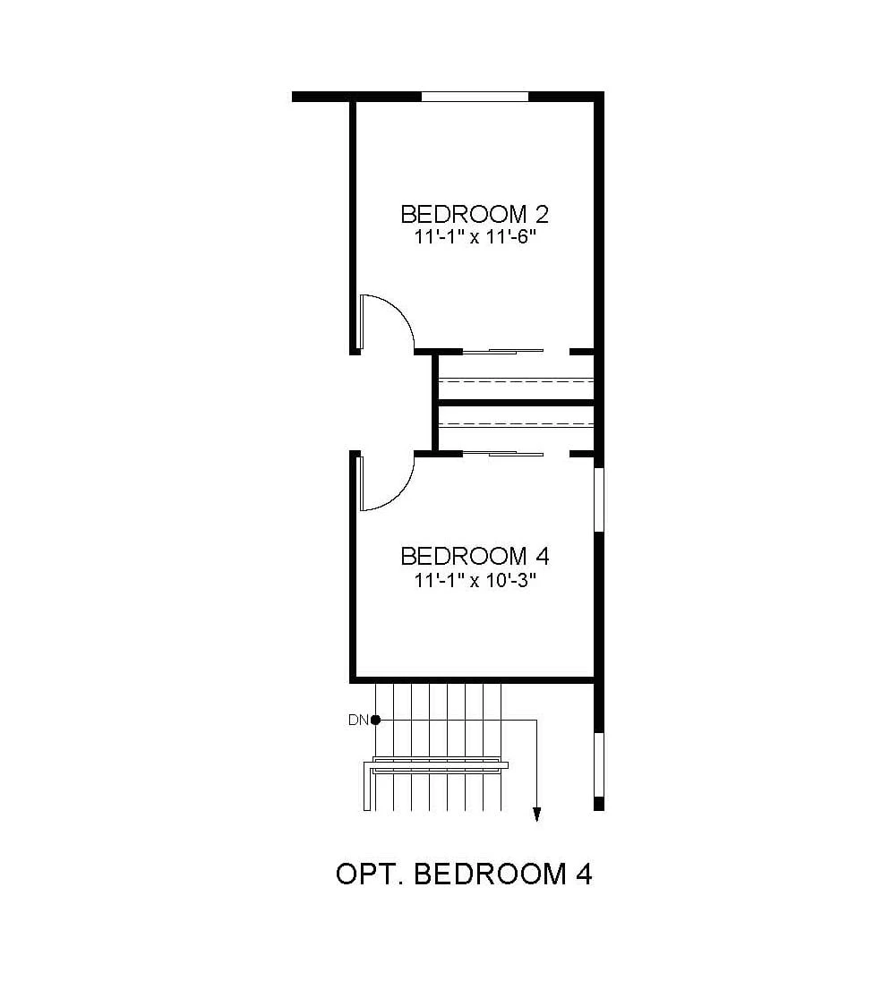 The Avon, Optional Bedroom 4