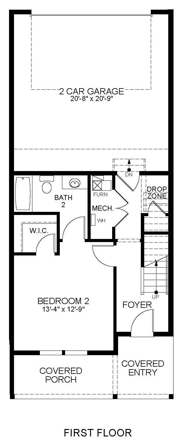 The Breckenridge floor plan 1