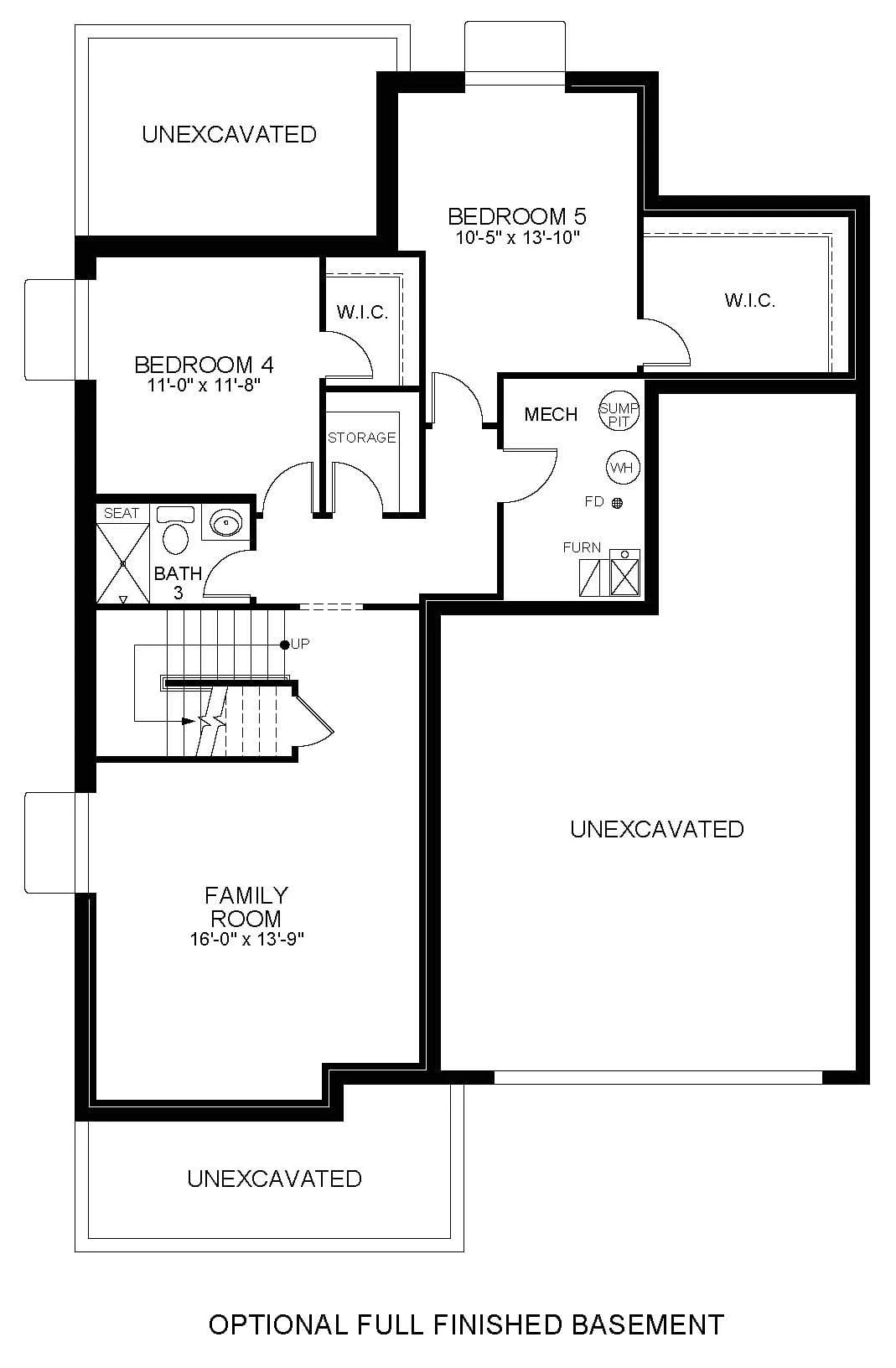 The Canyon floor plan 4