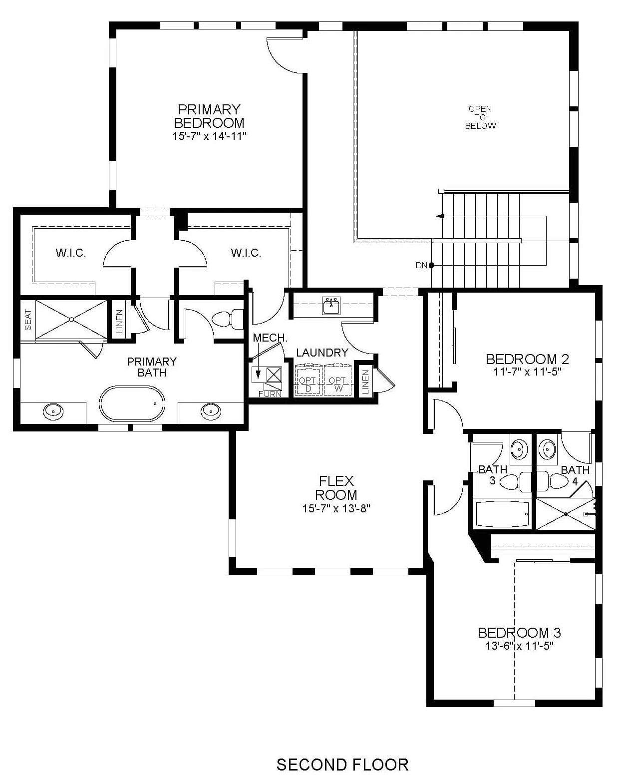 The Chateau floor plan 2