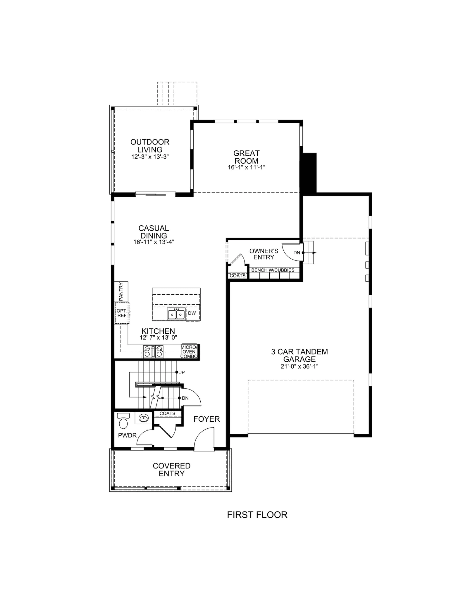 The Concerto floor plan 1