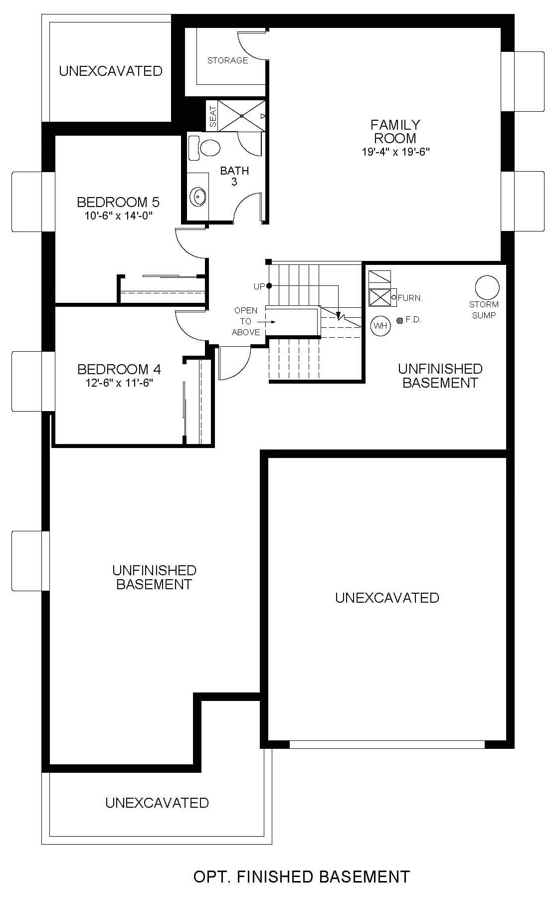 The Evergreen floor plan 3