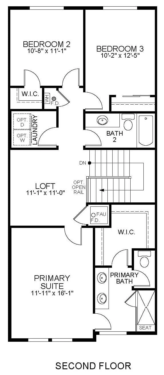 The Glenwood floor plan 2