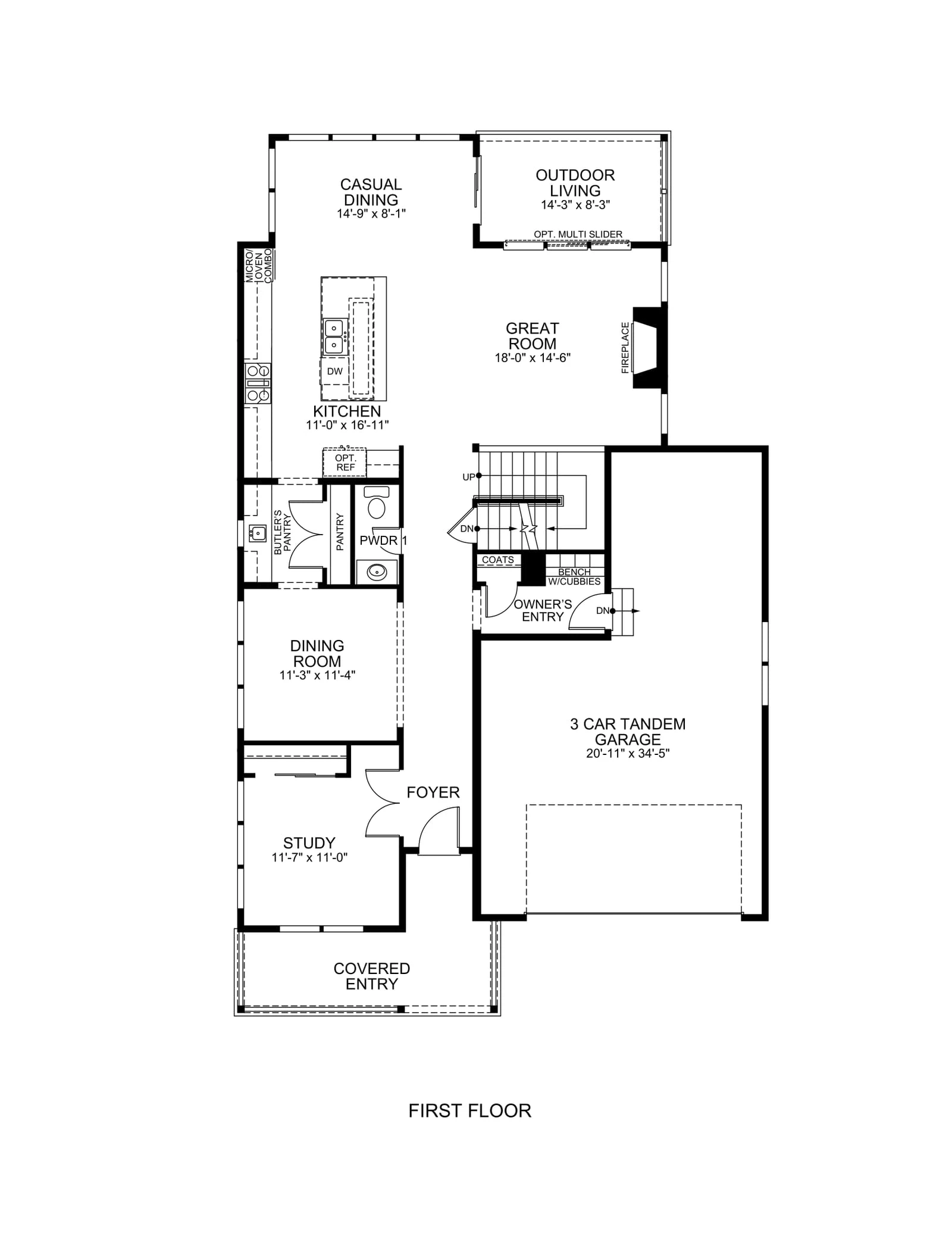 The Harmony floor plan 1