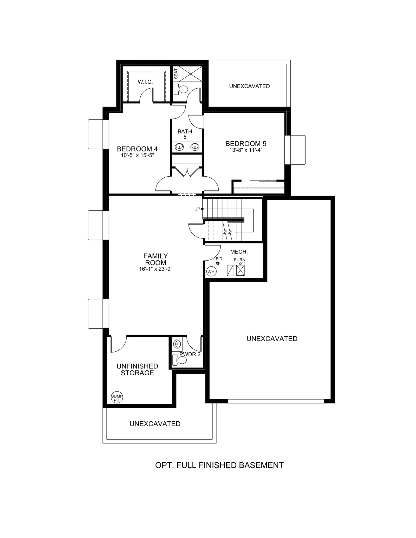 The Harmony floor plan 4