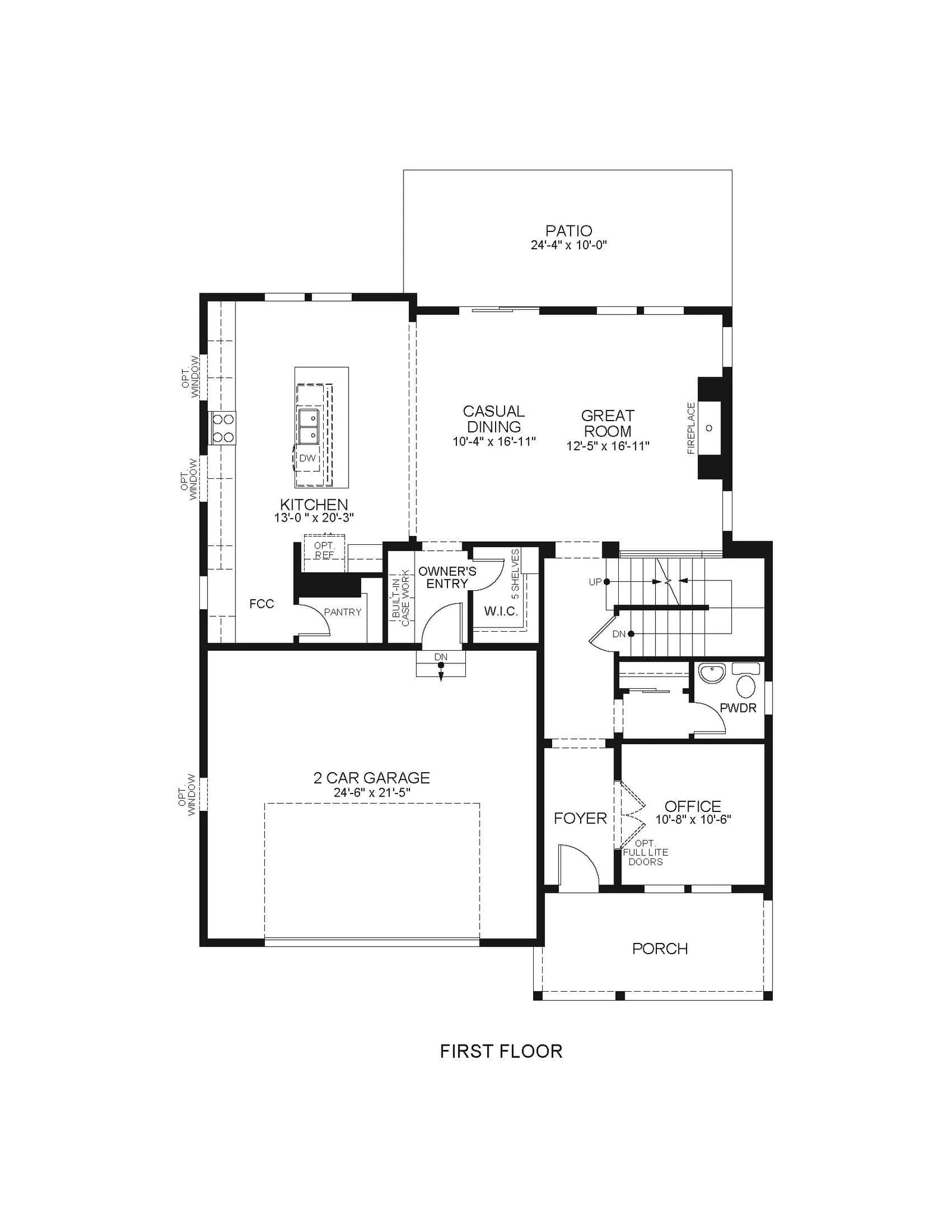 The Legacy floor plan 1