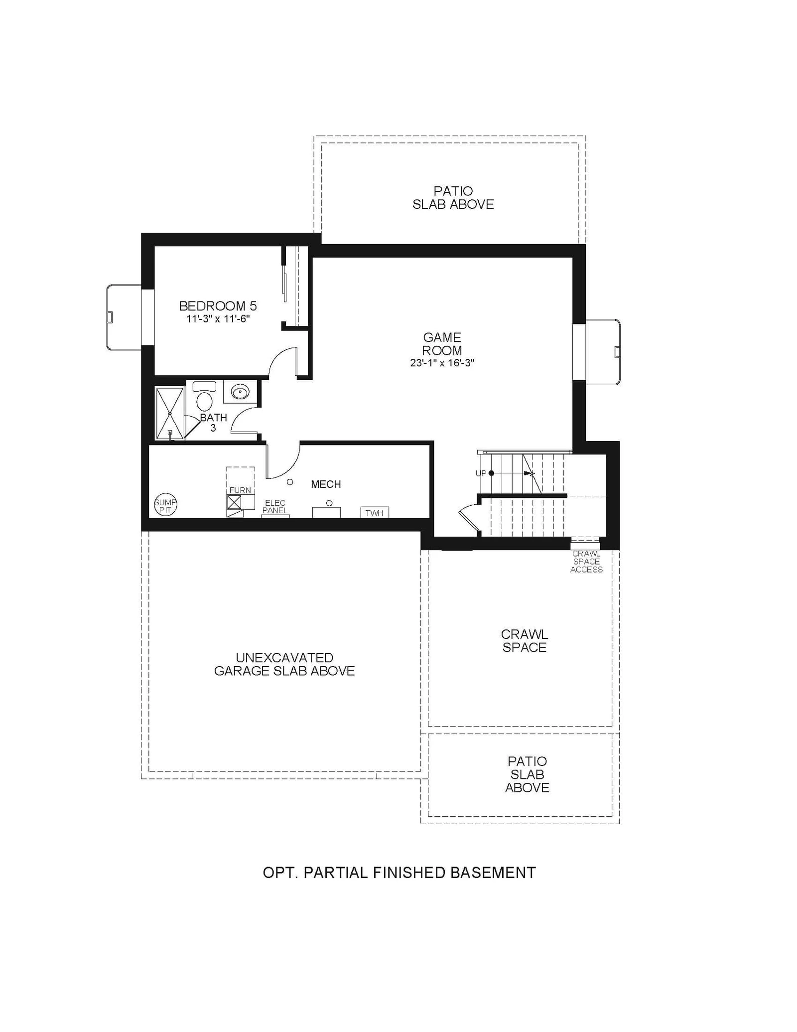 The Legacy floor plan 4