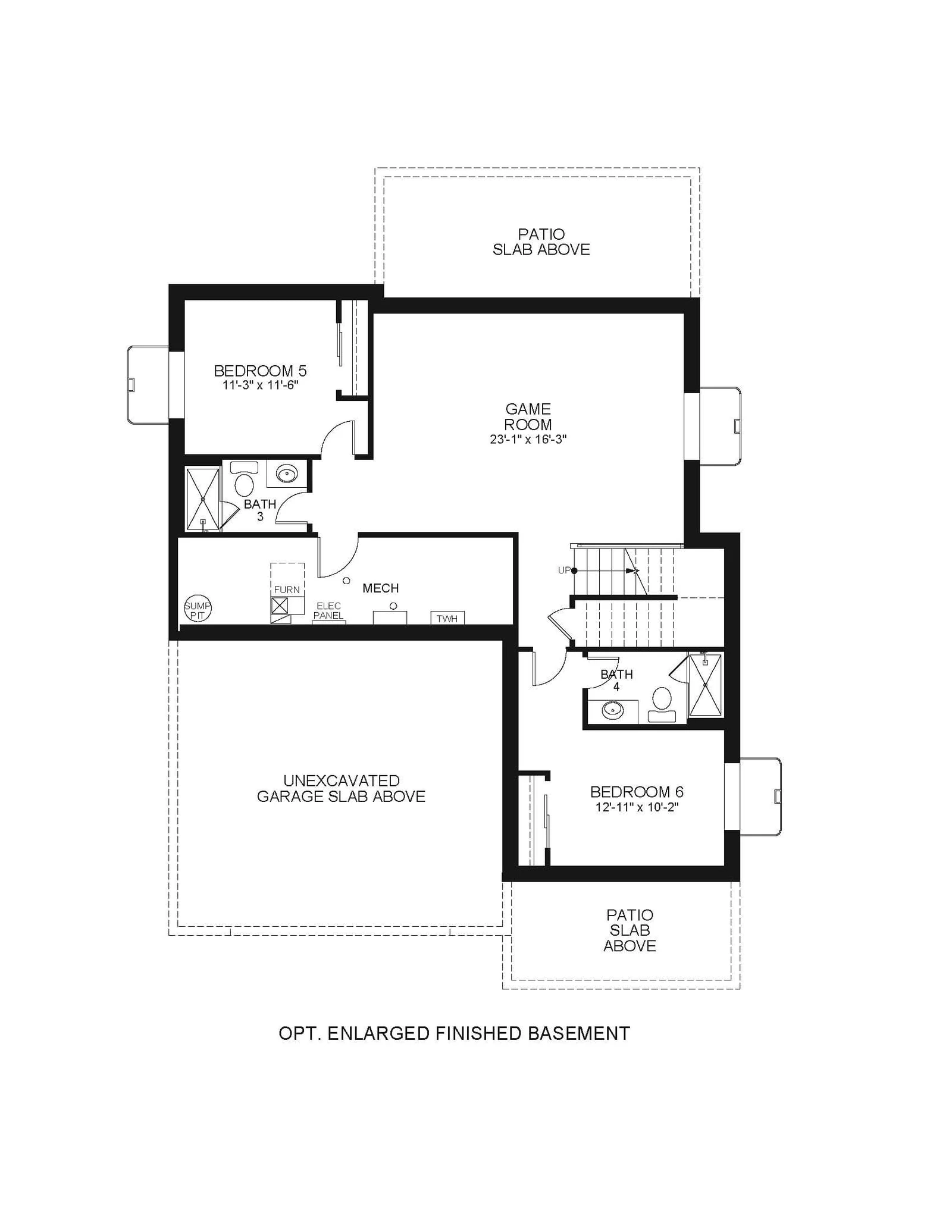 The Legacy floor plan 6