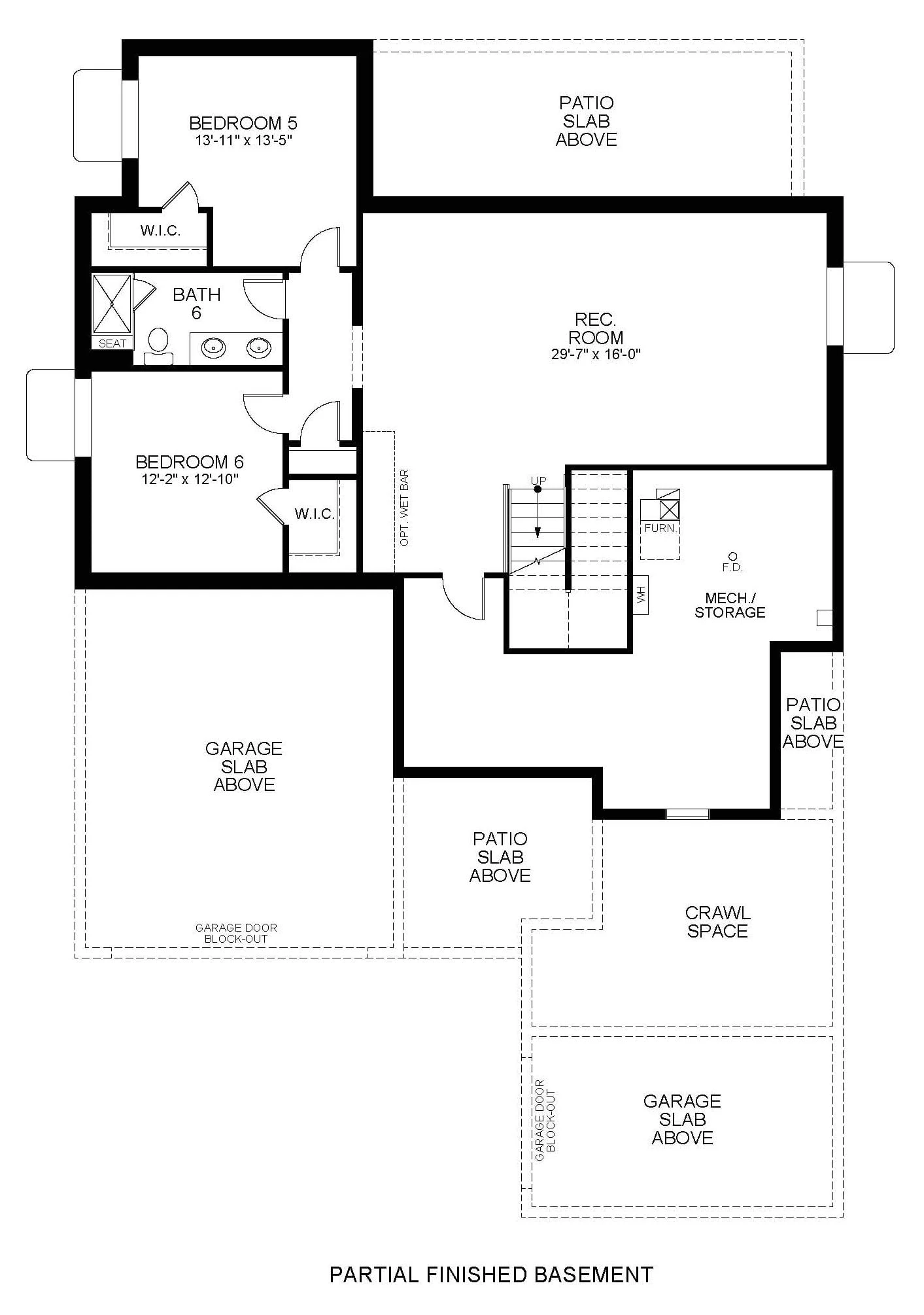 The Luxe floor plan 5