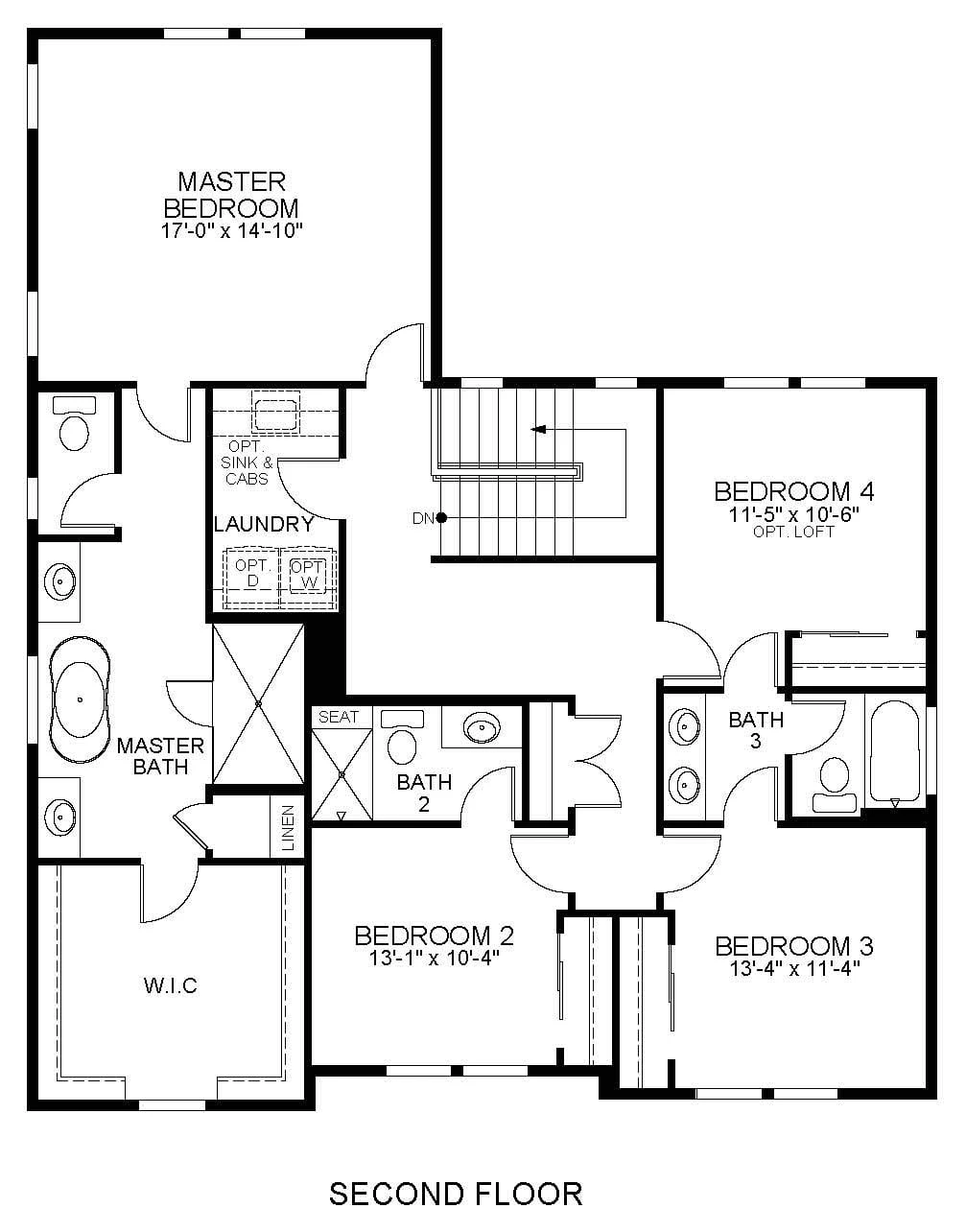 The Meadow floor plan 2