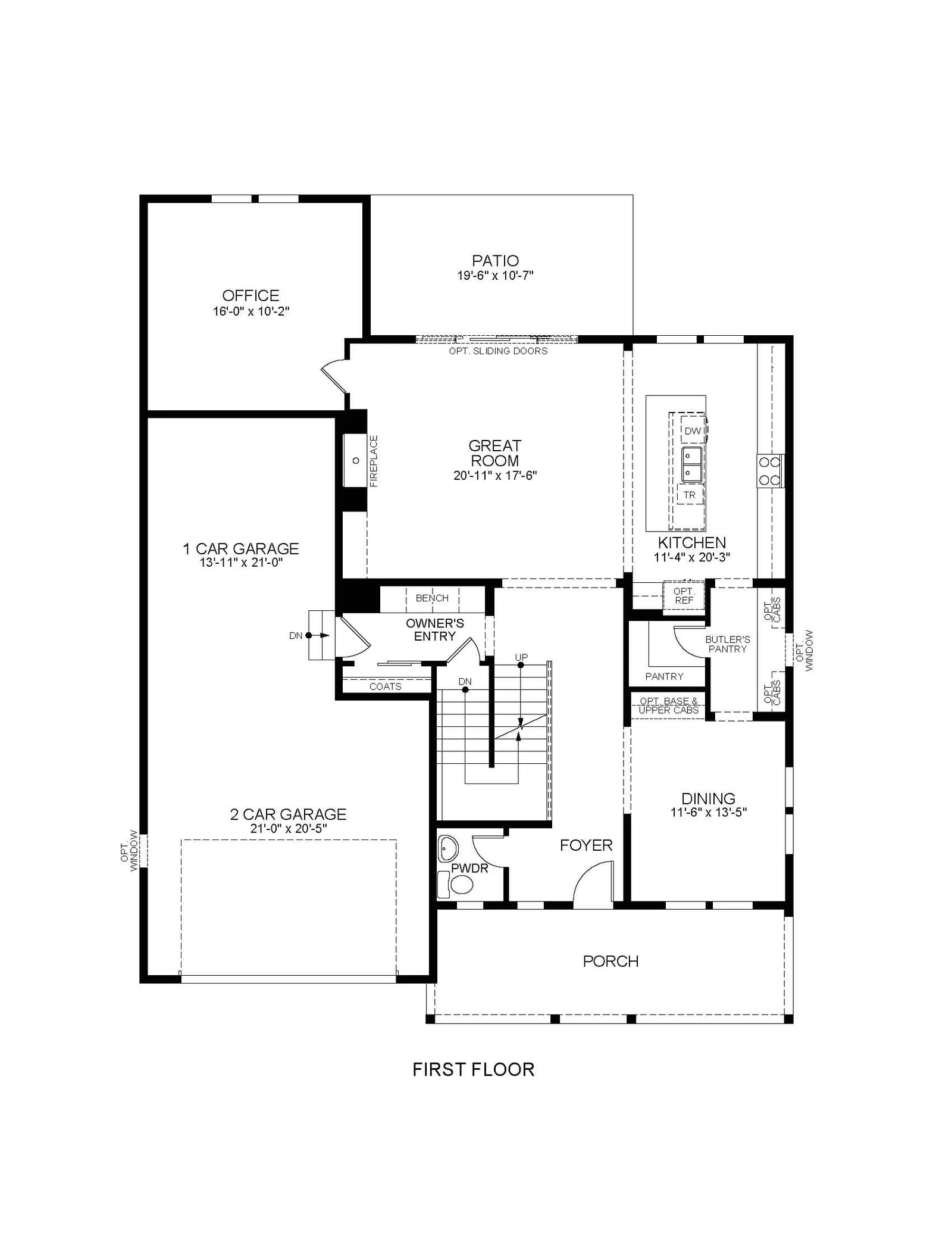 The Monterey floor plan 1