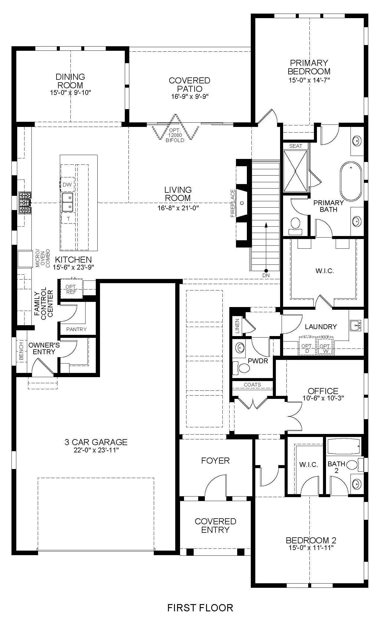 The Pinnacle floor plan 1