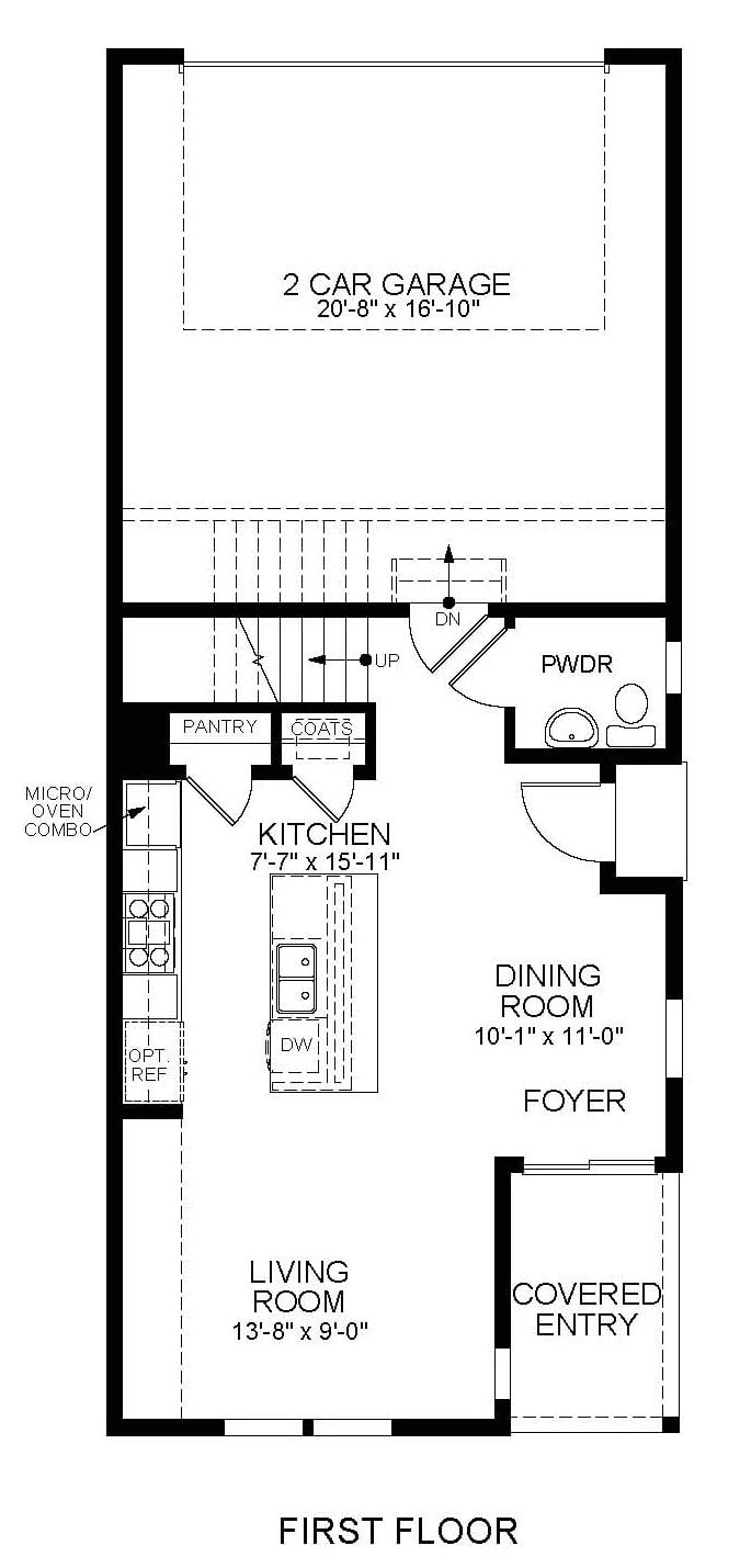 The Prospect floor plan 1