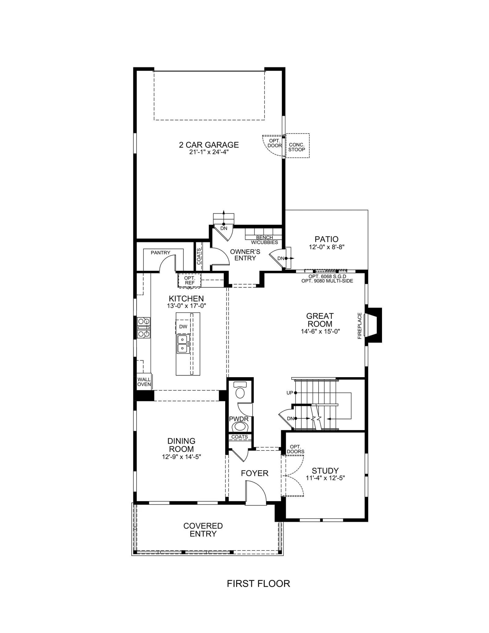 The Serenade floor plan 1