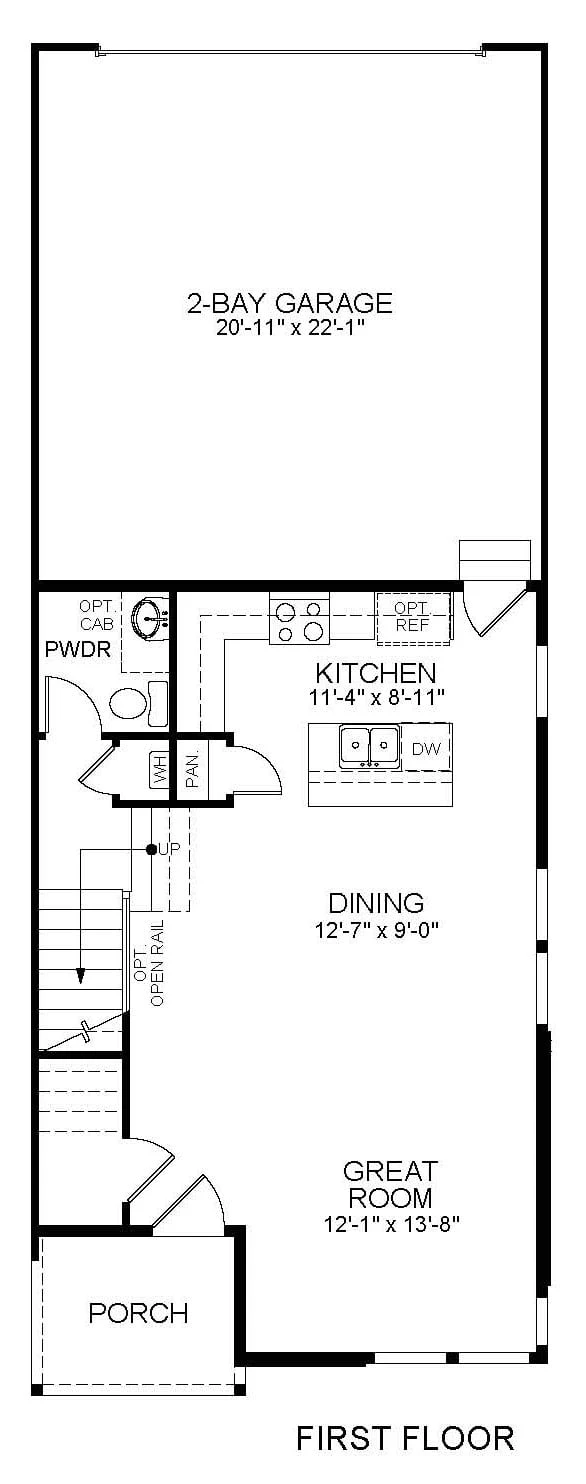 The Silverton floor plan 1