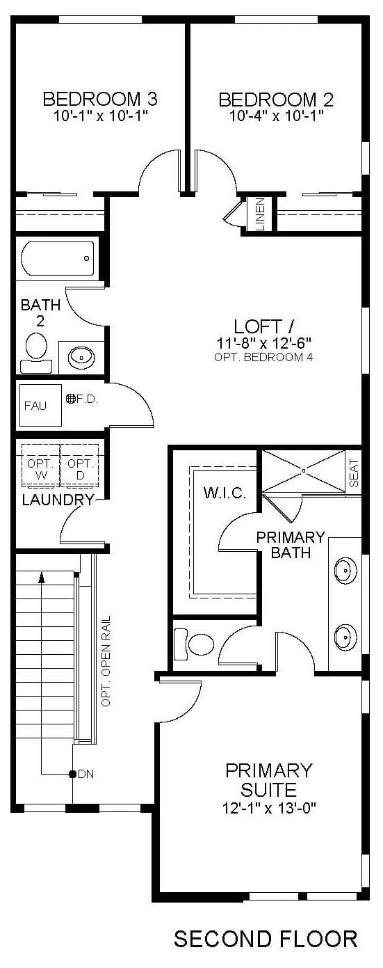 The Silverton floor plan 2