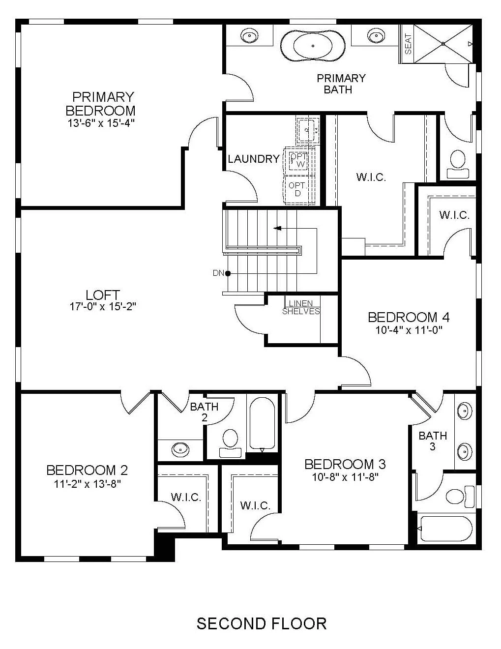 The Vista floor plan 2