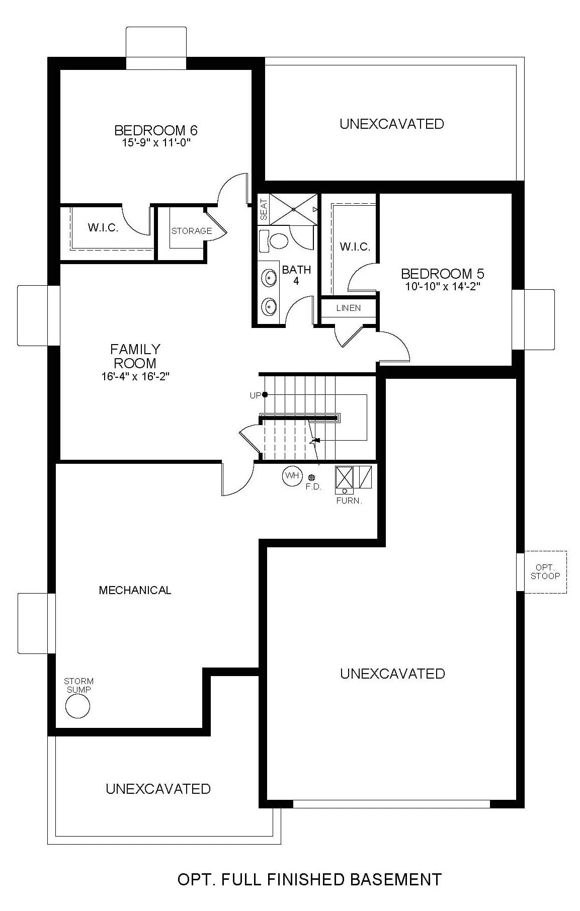 The Vista floor plan 4