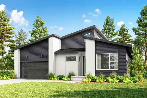 Bishop home exterior, ELEVATION B (CONTEMPORARY) at Jackson Creek