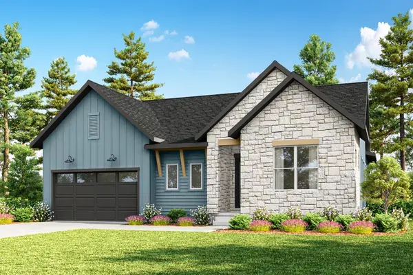Bishop home exterior, ELEVATION A (FARMHOUSE) at Jackson Creek