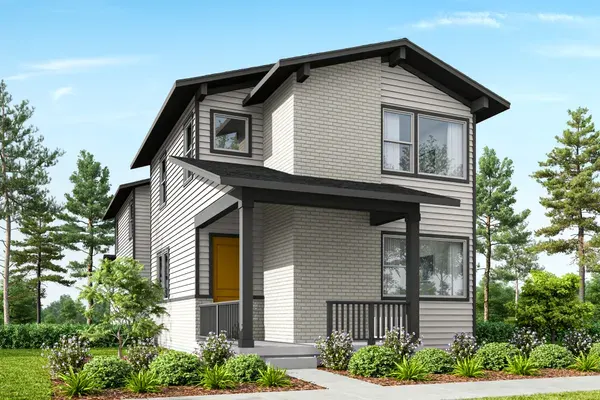 Carbondale home exterior, Elevation D Mid-Century Modern at Painted Prairie