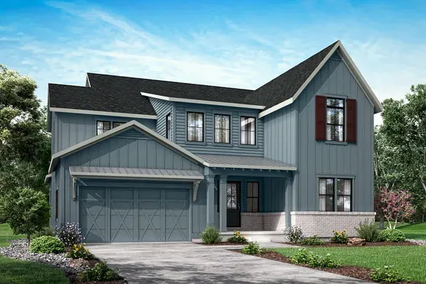 Chateau home exterior, ELEVATION A (FARMHOUSE) at Westerly