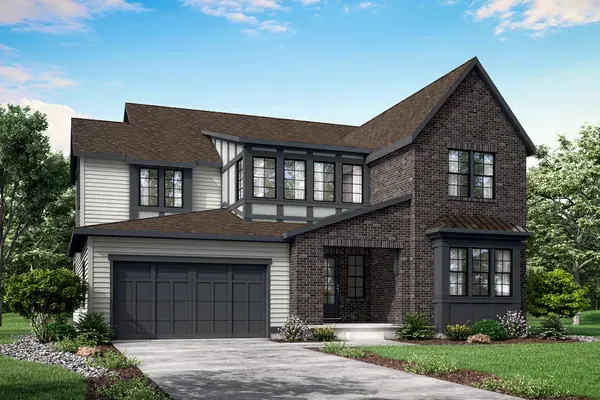 Chateau home exterior, ELEVATION F (TUDOR) at Westerly