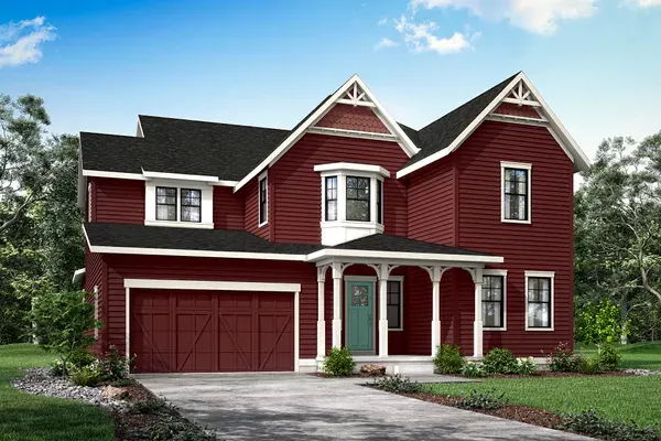 Chateau home exterior, ELEVATION G (VICTORIAN) at Westerly