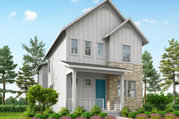 Dillion home exterior, Elevation A Farmhouse at Painted Prairie