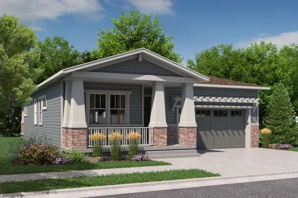 Evergreen home exterior, Craftsman Elevation at Arras Park