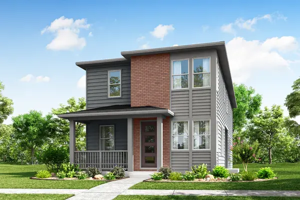 Flatiron home exterior, ELEVATION E (PRAIRIE) at Painted Prairie