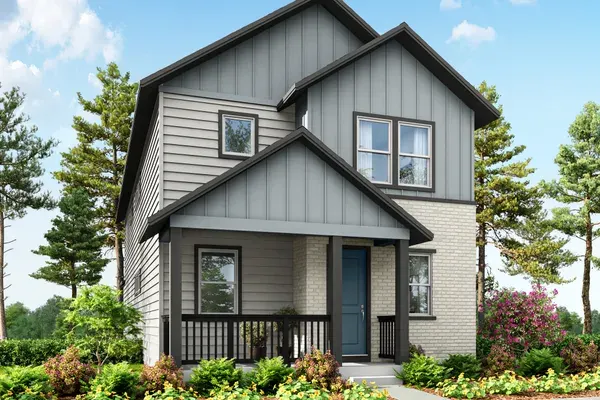 Flatiron home exterior, Elevation A Farmhouse at Painted Prairie