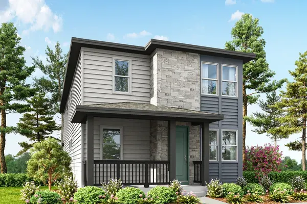 Flatiron home exterior, Elevation E Prairie at Painted Prairie