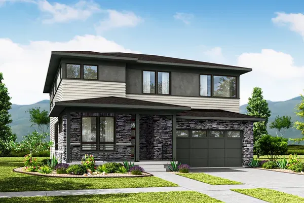 Harmony home exterior, Prairie-C at West Grange