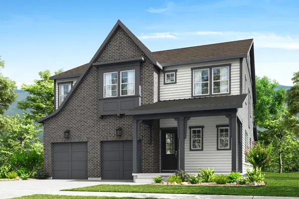 Haven home exterior, ELEVATION F (TUDOR) at Westerly