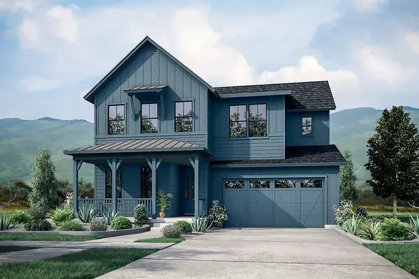 Interlude home exterior, Farmhouse-A at West Grange