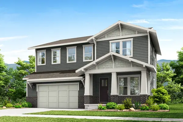 Legacy home exterior, ELEVATION B (CRAFTSMAN) at Westerly
