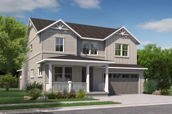 Meadow home exterior, Farmhouse Elevation at Arras Park