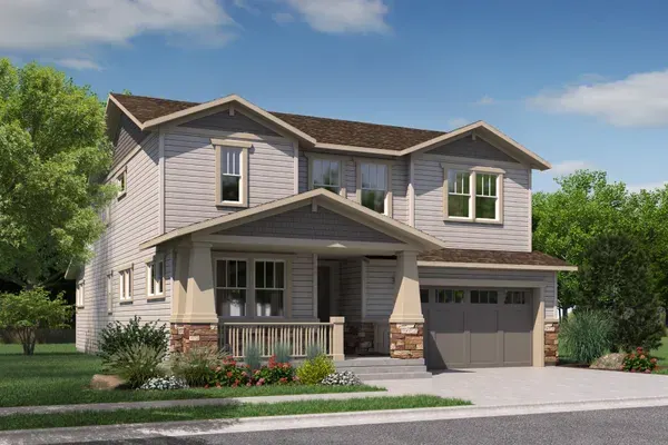 Meadow home exterior, Craftsman Elevation at Arras Park