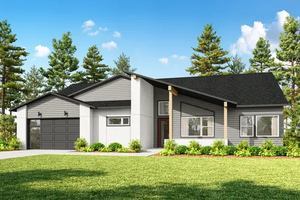 Miramont home exterior, ELEVATION B (CONTEMPORARY) at Jackson Creek