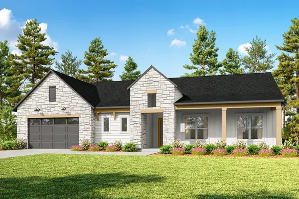 Miramont home exterior, ELEVATION A (FARMHOUSE) at Jackson Creek